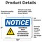 Signmission Electrical Main Disconnect Not Sign With Symbol, 10 in W x Rectangle, Vinyl Decal OS-2PACK-NS-D-710-L-11658 - alternate 2